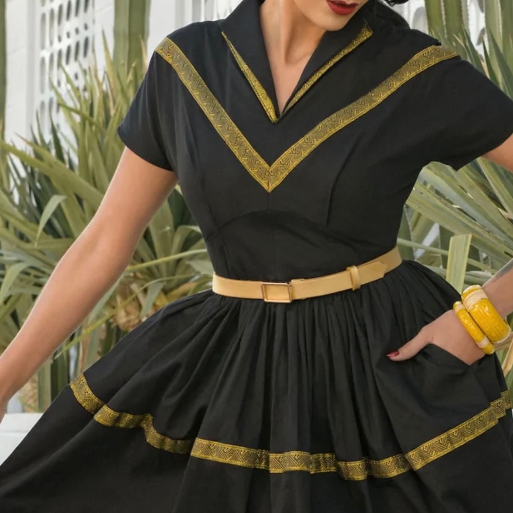 Rockin Bettie Vintage Inspired “Morning in Merida” Patio Dress - Size M